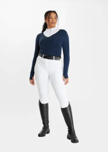 Sweter  jeździecki damski Aztec Diamond granatowy