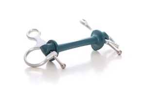 Wędzidło policzkowe gumowe proste z półwąsami Limobits