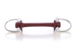 Limobits wędzidło gumowe proste D ring